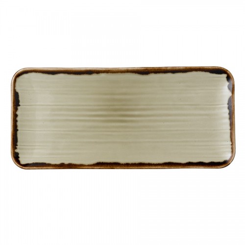 Harvest Linen Organic Rectangular Plate 34.6cm