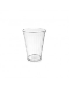 Polycarbonate Tumbler Fluted 7oz Clear