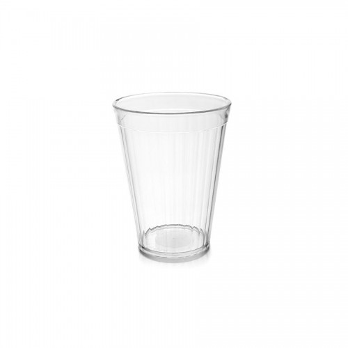 Polycarbonate Tumbler Fluted 7oz Clear