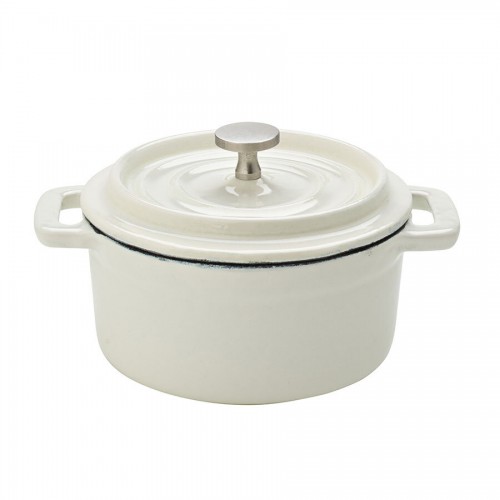 Cast Iron Calico Round Casserole 4inch (10cm) 8oz