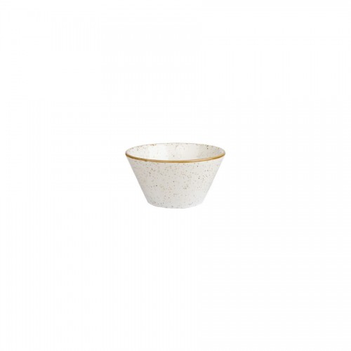 Stonecast White X Squared Sauce Dish 3oz