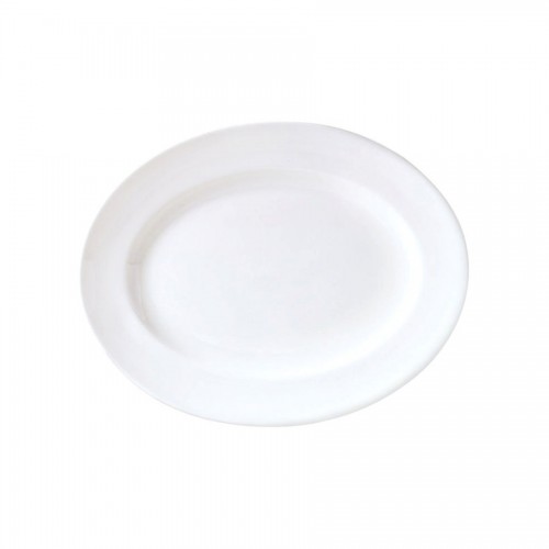 Monaco Vogue Plate Oval White 20.25cm