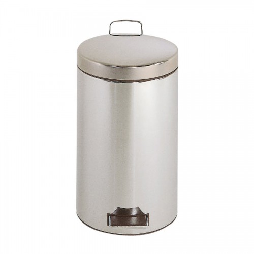 Pedal Bin Chrome 12ltr Plastic Liner