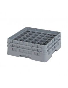 Cambro Camrack Glass Rack 36 Compartments Grey