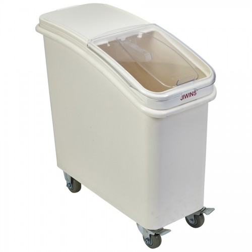 Polypropylene Mobile Ingredient Bin with Scoop 81L