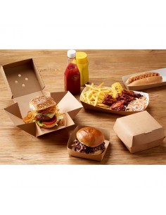 Premium Burger Box 122mm² 100 Per Case