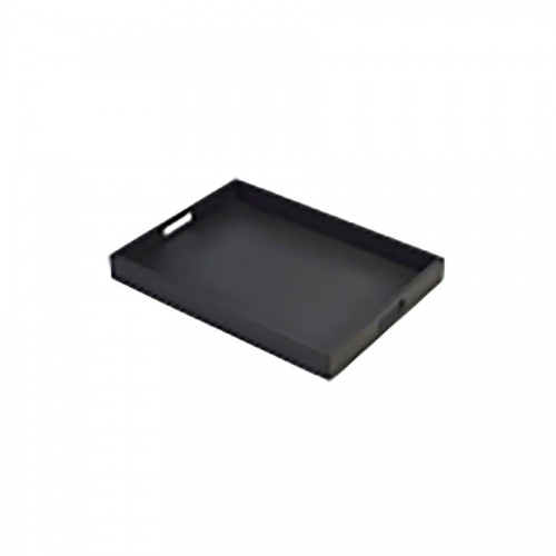 Solid Black Butlers Tray 44 x 32 x 4.5cm