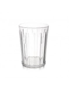 Polycarbonate Tumbler Fluted 9oz Clear