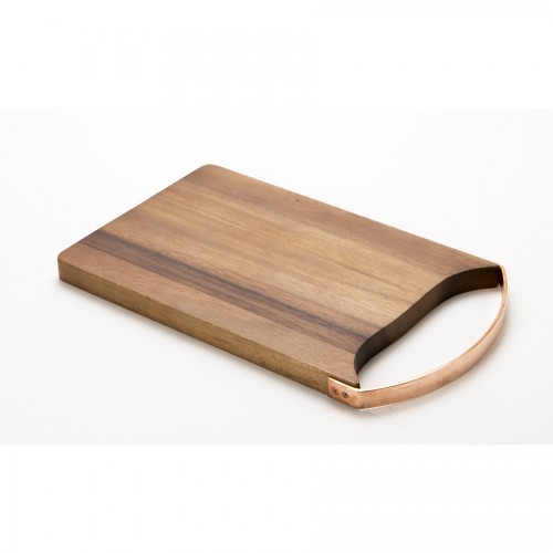 Rafters Grip Platter Board With Copper Handle