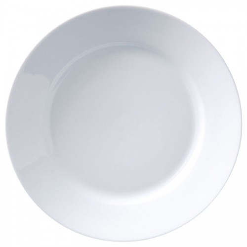 Superwhite Deep Winged Plate 28cm