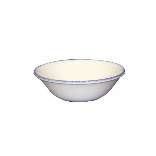 Dapple Blue Oatmeal Bowl 16.5cm 6 1/2 inch