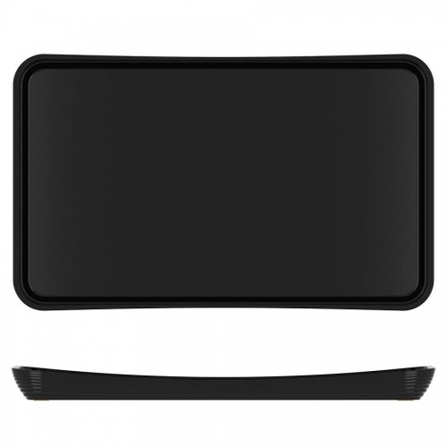 Sahara Black Melamine 1/1 Tray