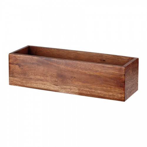 Buffet Wood Rectangular Riser Large 56x18x20cm