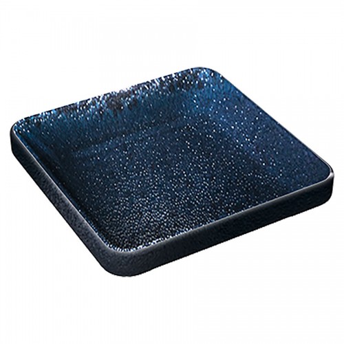 Nara Black Flat Square Dish 9cm