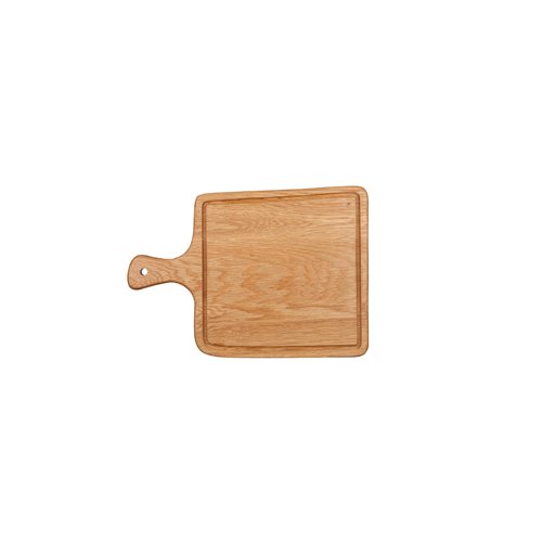 Square Handled Oak Board 36.5 x 25.5cm