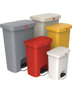 Trust Step On Bin 50 Litres Red Front Step