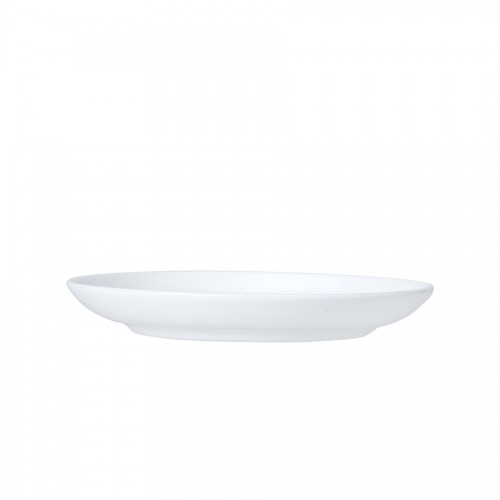 Coupe White Butter Dish 11cm