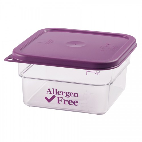 Allergen-Free Camsquare Storage Container 1.9 litre