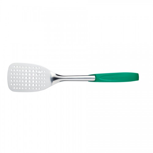 Stainless Steel Slotted Turner - Green