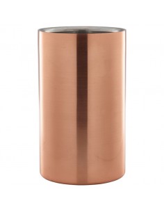 Copper Wine Cooler 12cm Dia X 20cm High