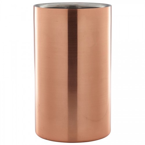 Copper Wine Cooler 12cm Dia X 20cm High