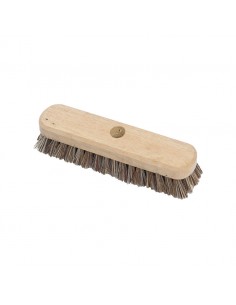 Deck Scrubber Stiff Brown 23cm