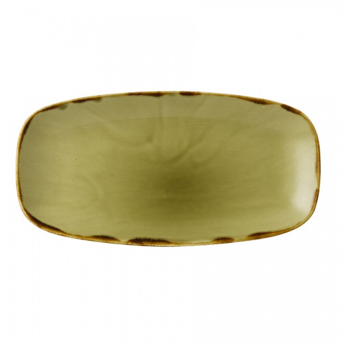 Harvest Green Chefs' Oblong Plate 35.5 x 18.9cm 13 7/8 inch x 7 3/8 inch