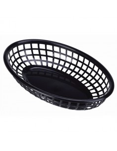 Fast Food Basket Black 23.5 x 15.4cm