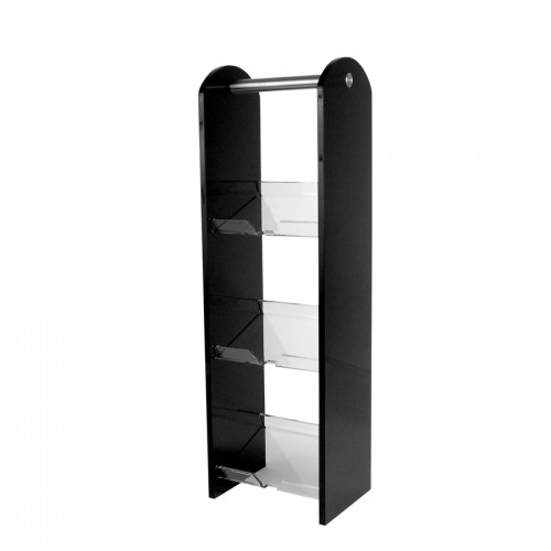 3 Tier Condiment Stand Acrylic Black