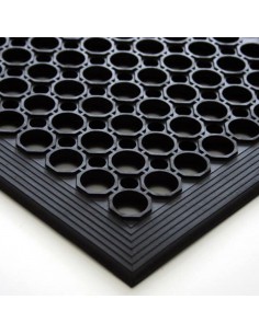 Interlocking Floor Matting Black