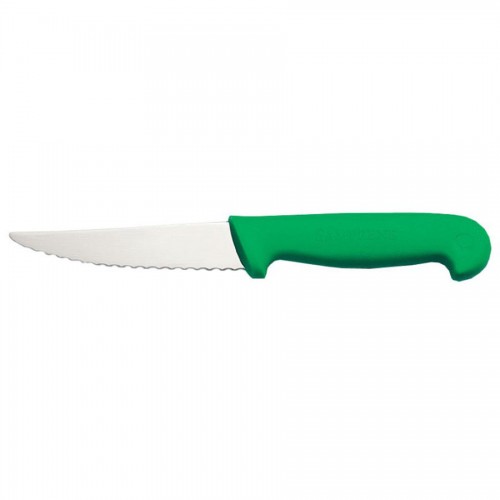 Prepara Vegetable Serrated Knife 4 inch Blade Green