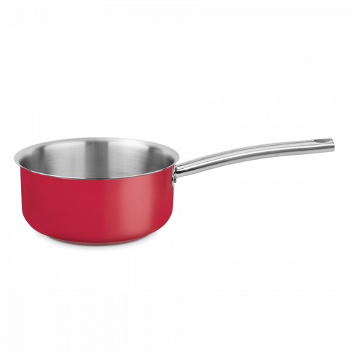 Pujadas Cool Line Colours 16cm Red Saucepan