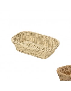 Rectangular Basket Light Beige