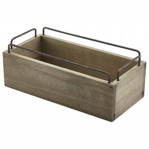 Industrial Wooden Crate 25 x 12 x 9.5cm