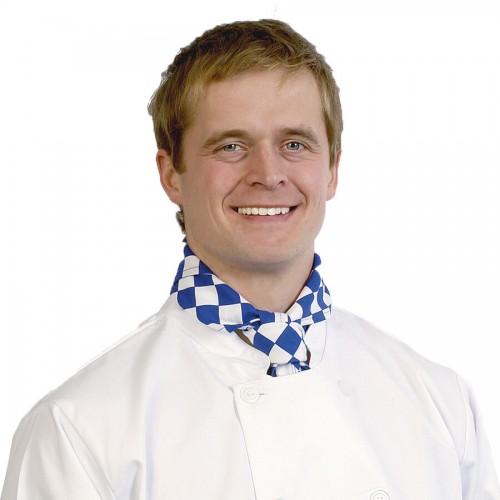 Large Blue & White Check Neckerchief