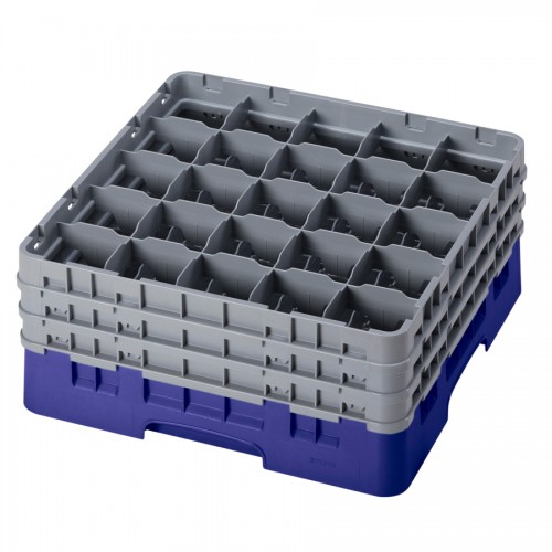 Camrack Glass Rack 25 Compartments Navy Blue