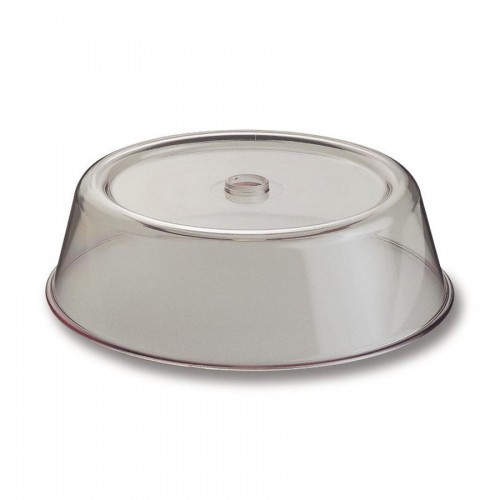 Plate Cover Clear Polycarbonate Round 23cm