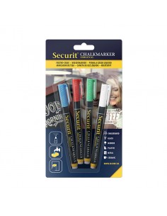 Liquid Chalkmarker Coloured Set Of 4