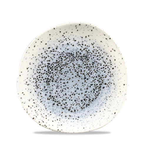 Mineral Blue Round Trace Plate 8 1/4 inch