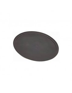 Gengrip 27in Oval Non-Slip Tray Black