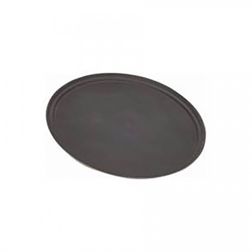 Gengrip 27in Oval Non-Slip Tray Black