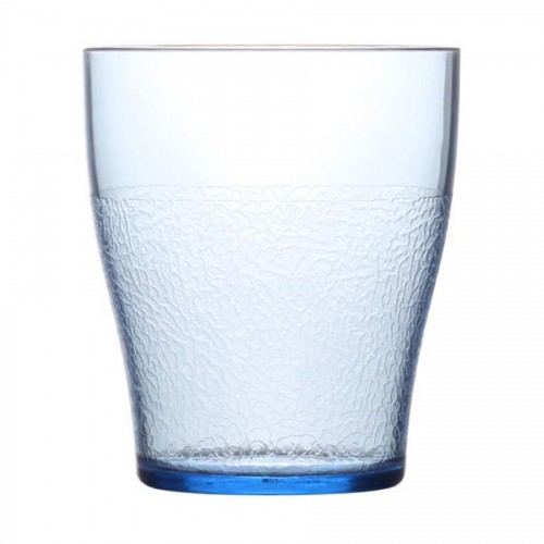 Textured Tumbler 280Ml Trans Blue