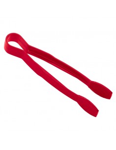 Tongs Red Polycarbonate 23cm