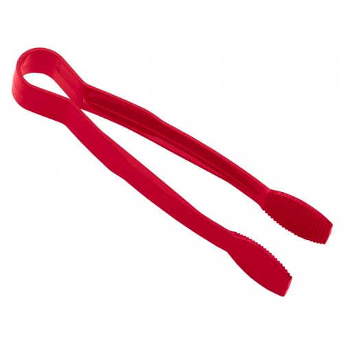 Tongs Red Polycarbonate 23cm