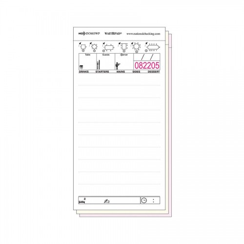 WaitRPad Order Pad Triplicate