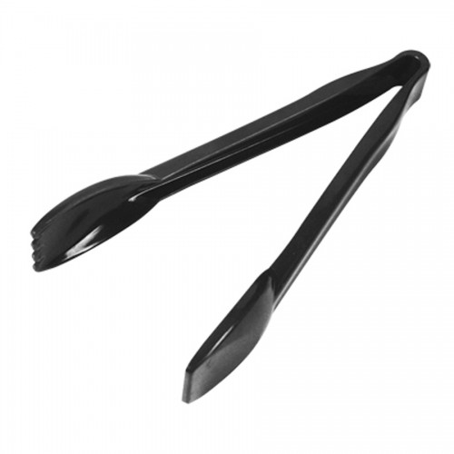 Tongs Black Polycarbonate 23cm