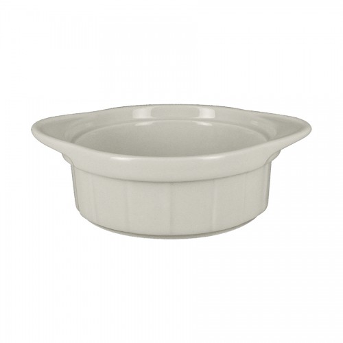 Chef's Fusion Ramekin With Grooves White 11cm 30cl