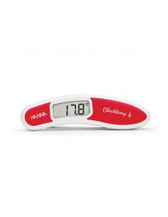 Waterproof Digital Folding Probe Thermometer Red