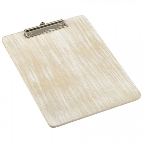 White Wash Wooden Menu Clipboard A4 24x32x0.6cm