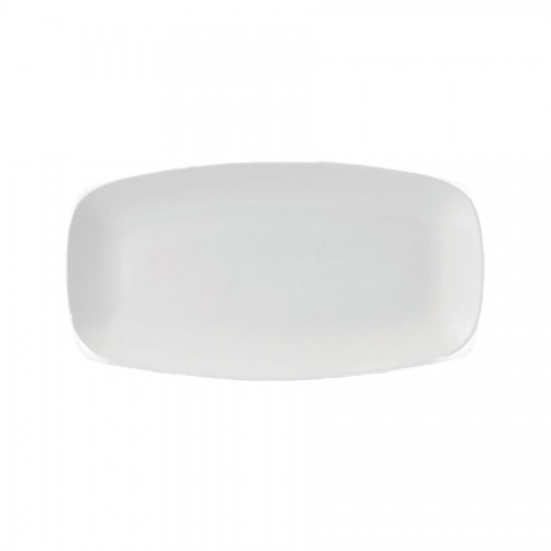 X Squared White Oblong Plate 35 x 23.9cm